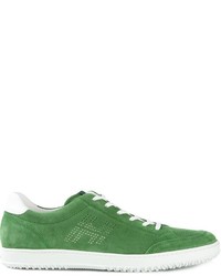 grüne niedrige Sneakers von Hogan