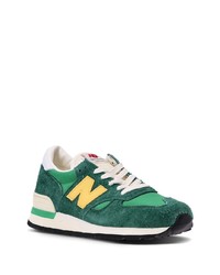 grüne niedrige Sneakers von New Balance