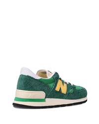 grüne niedrige Sneakers von New Balance