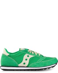 grüne niedrige Sneakers von Saucony