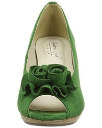 grüne Pumps von Andrea Conti