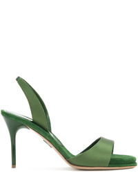 grüne Sandalen von Paul Andrew