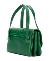 grüne Satchel-Tasche aus Leder von Jacquemus