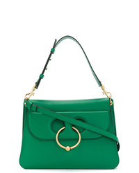 grüne Satchel-Tasche aus Leder von JW Anderson