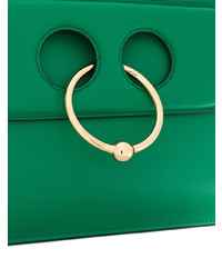 grüne Satchel-Tasche aus Leder von JW Anderson
