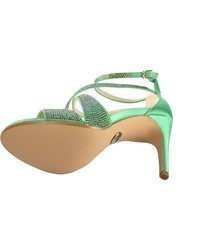 grüne Satin Pumps von Buffalo