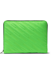 grüne Segeltuch Clutch Handtasche