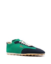grüne Segeltuch niedrige Sneakers von Marni