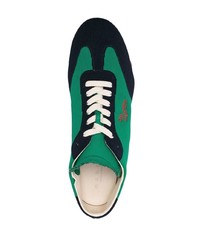 grüne Segeltuch niedrige Sneakers von Marni