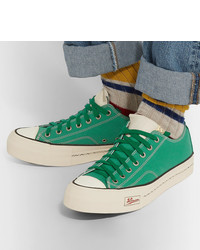 grüne Segeltuch niedrige Sneakers von VISVIM