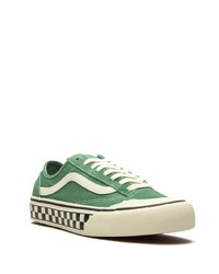 grüne Segeltuch niedrige Sneakers von Vans