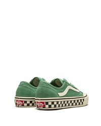 grüne Segeltuch niedrige Sneakers von Vans