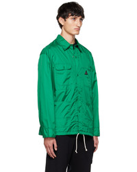 grüne Shirtjacke aus Nylon von Undercover