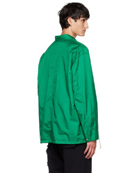 grüne Shirtjacke aus Nylon von Undercover