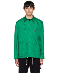 grüne Shirtjacke aus Nylon von Undercover