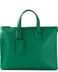 grüne Shopper Tasche aus Leder von Fendi