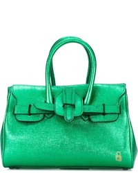 grüne Shopper Tasche aus Leder von Golden Goose Deluxe Brand