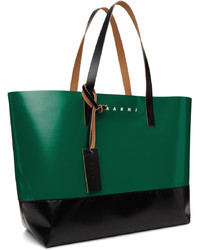 grüne Shopper Tasche aus Leder von Marni