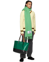 grüne Shopper Tasche aus Leder von Marni