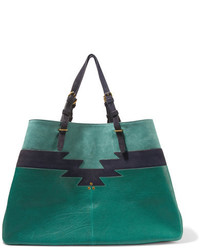 grüne Shopper Tasche aus Leder von Jerome Dreyfuss