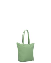grüne Shopper Tasche aus Leder von Lacoste