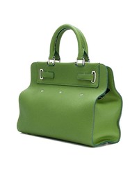 grüne Shopper Tasche aus Leder von Fontana