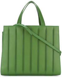 grüne Shopper Tasche aus Leder von Max Mara