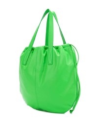 grüne Shopper Tasche aus Leder von Victoria Beckham
