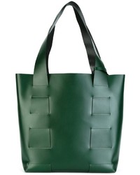 grüne Shopper Tasche aus Leder von Robert Clergerie