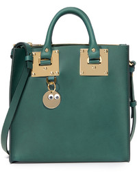 grüne Shopper Tasche aus Leder von Sophie Hulme