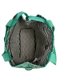 grüne Shopper Tasche aus Segeltuch von BLUTSGESCHWISTER