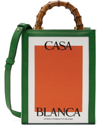 grüne Shopper Tasche aus Segeltuch von Casablanca