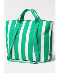 grüne Shopper Tasche aus Segeltuch von Esprit