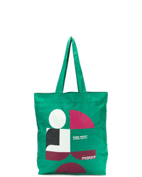 grüne Shopper Tasche aus Segeltuch von Isabel Marant