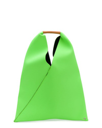 grüne Shopper Tasche aus Segeltuch von MM6 MAISON MARGIELA