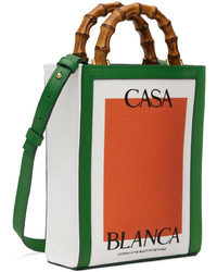 grüne Shopper Tasche aus Segeltuch von Casablanca