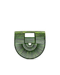 grüne Shopper Tasche aus Stroh von Cult Gaia