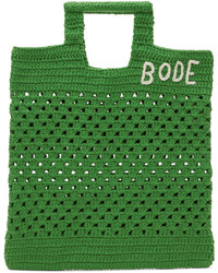 grüne Shopper Tasche von Bode