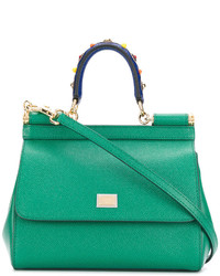 grüne Shopper Tasche von Dolce & Gabbana