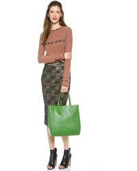 grüne Shopper Tasche von Rochas