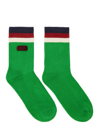 grüne Socken von Gucci