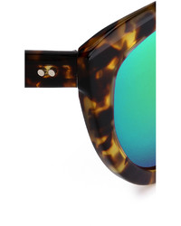 grüne Sonnenbrille mit Leopardenmuster von Dita