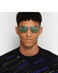 grüne Sonnenbrille von Balenciaga