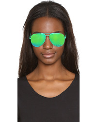 grüne Sonnenbrille von Saint Laurent