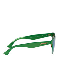 grüne Sonnenbrille von Bottega Veneta