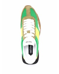 grüne Sportschuhe von Tom Ford