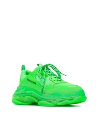 grüne Sportschuhe von Balenciaga