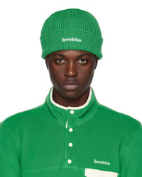 grüne Strick Mütze von Sporty & Rich