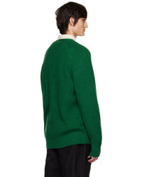 grüne Strick Strickjacke von YMC