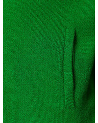 grüne Strickjacke mit einer offenen Front von Oyuna